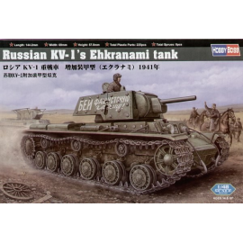 Russian KV1 Ehkranami Military model kit