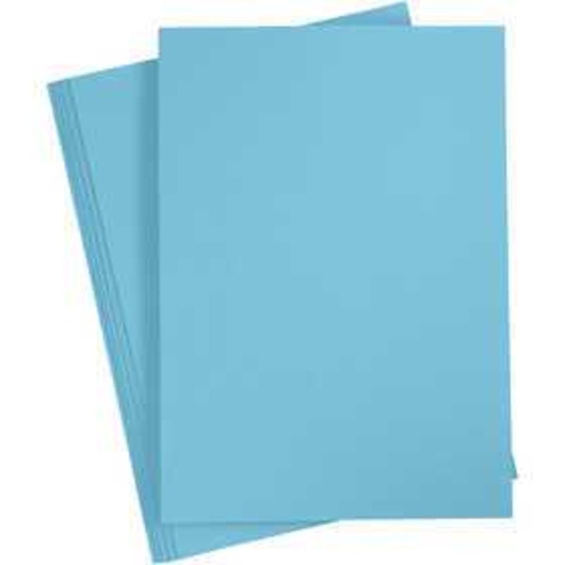 Card, A4 210x297 mm,  180 g, clear blue, 20sheets 