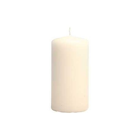 Candles, off-white, D: 50 mm, H: 100 mm, 6pcs Candle