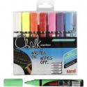 Chalk Pen, line width: 1.8-2.5 mm, asstd. colours, 8pcs Marker