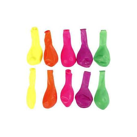 Balloons, D: 23 cm, round, 8pcs Party item, outdoor and miscellaneous