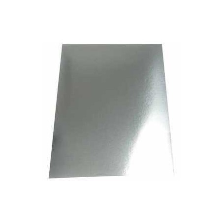 Metallic Foil Card, A2 420x600 mm,  280 g, silver, 10sheets 