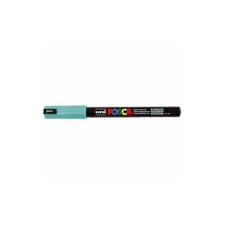 Uni Posca Marker, line width: 0.7 mm,  PC-1MR , metallic green, extra-fine, 1pc 