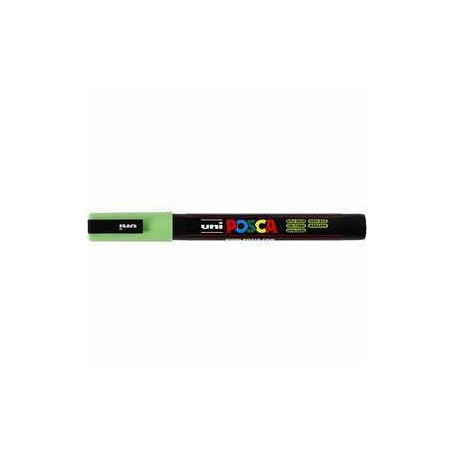 Uni Posca Marker, line width: 0.9-1.3 mm,  PC-3M , apple green, fine, 1pc 