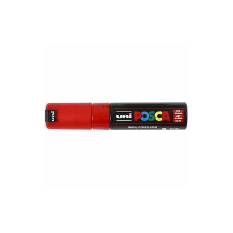 Uni Posca Marker, line width: 8 mm,  PC-8K , red, broad, 1pc 