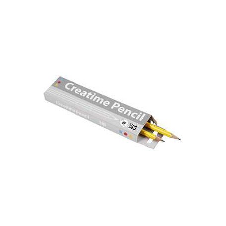 School Pencils, L: 17.5 cm,  2 mm lead, hardness HB, 12pcs, thickness 7 mm 