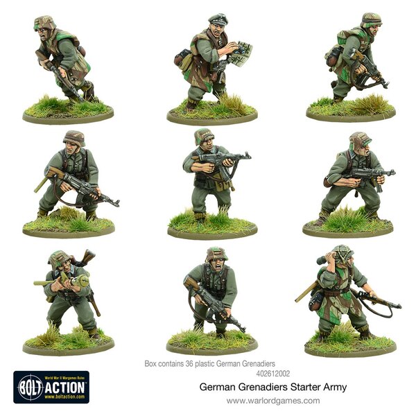 German Grenadiers Starter Army Starter set for figurine game German Grenadiers Starter Army Starter set for figurine game