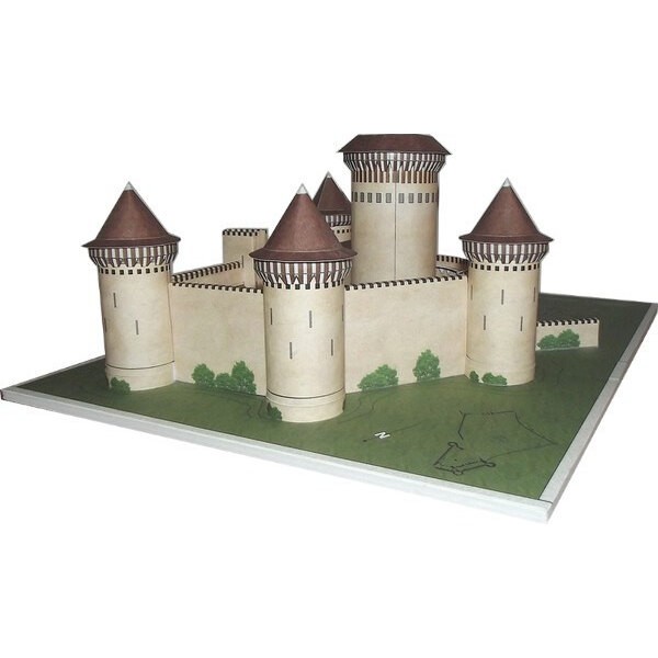 Model Château de Coucy (02) Building model kit