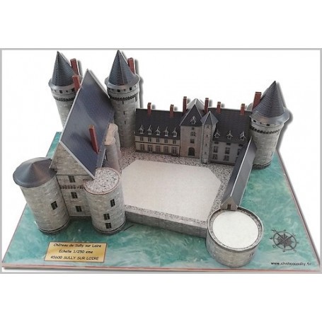 Model Château de Sully sur Loire (45) Building model kit