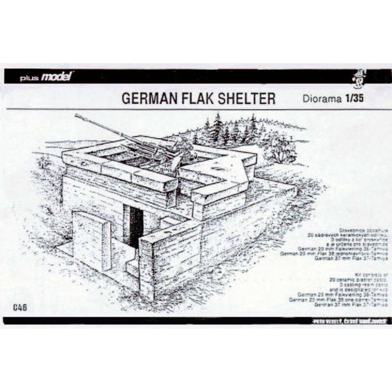 German Flak Bunker WW II 