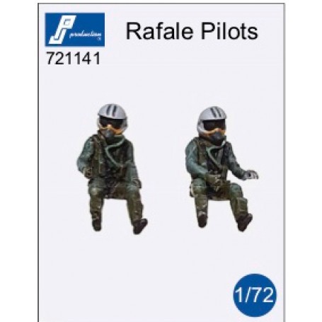 Dassault Rafale pilot seated in a/c - 2 figures 