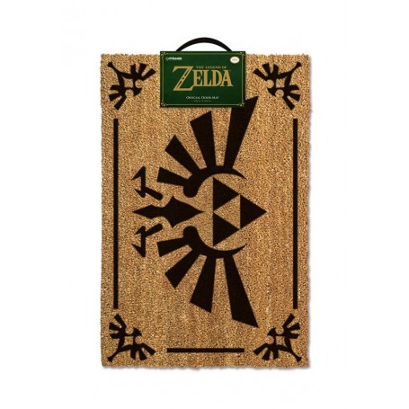 Legend of Zelda doormat Triforce Black 40 x 60 cm 