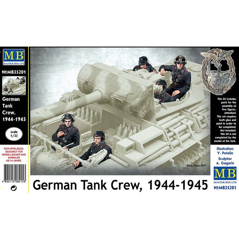 Master Box 1/35 German Tank Crew 1943-45 # 3507 