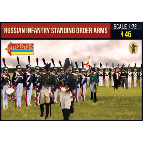 Russian Infantry Standing Order Arms Napoleonic Figures