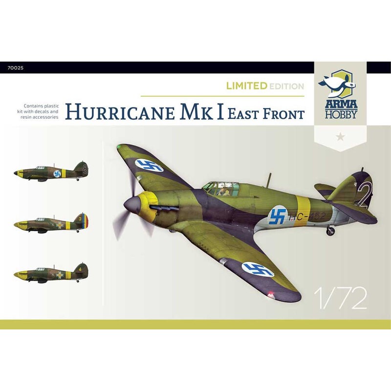 Hawker Hurricane Mk.I Eastern Front Limited Edition. Finland and Royal Romanian Air Force. Model kit