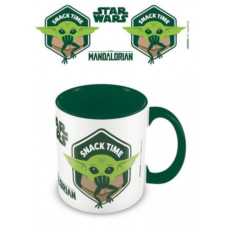 Star Wars The Mandalorian mug Colored Inner Snack Time 