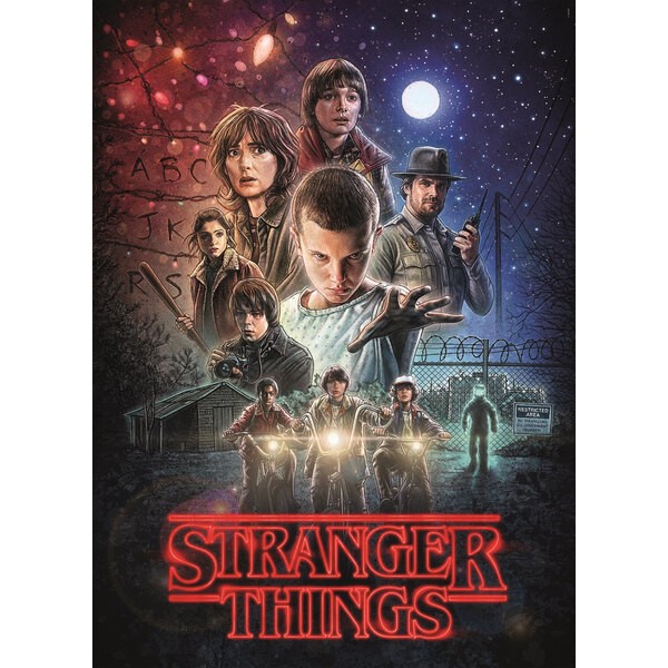 Stranger Things 1000 Pieces Panorama Jigsaw Puzzle