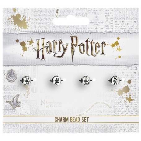 Harry Potter: Charm Bead Set - 4 x spell beads 