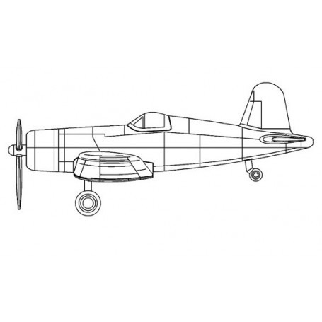 F4U-4 CORSAIR (pre-painted) 0 Model kit