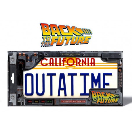 Back to the Future replica 1/1 license plate Outatime 