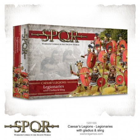 Caesar's Legions Legionaries with Gladius & Sling Add-on and figurine sets for figurine games