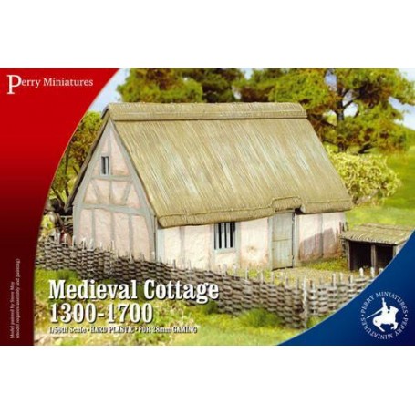 Medieval Cottage 1300-1700 Add-on and figurine sets for figurine games