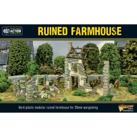 Ruined Farmhouse Add-on and figurine sets for figurine games