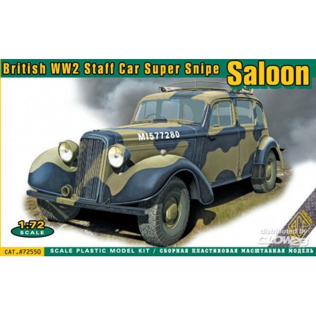 Super Snipe Saloon British Staff Car WW2 Model kit