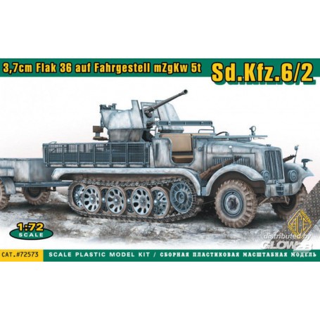 SdKfz.6 / 2 3.7cm Flak 36 on chassis mZgKw 5t Model kit
