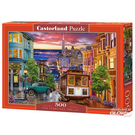 San Francisco Trolley, 500 piece jigsaw puzzle 