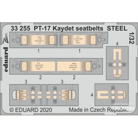 PT-17 Kaydet seatbelts STEEL for lifting 