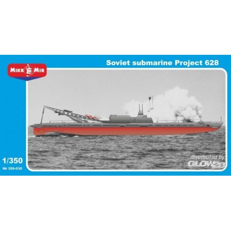 Soviet Submarine Project 628 Model kit
