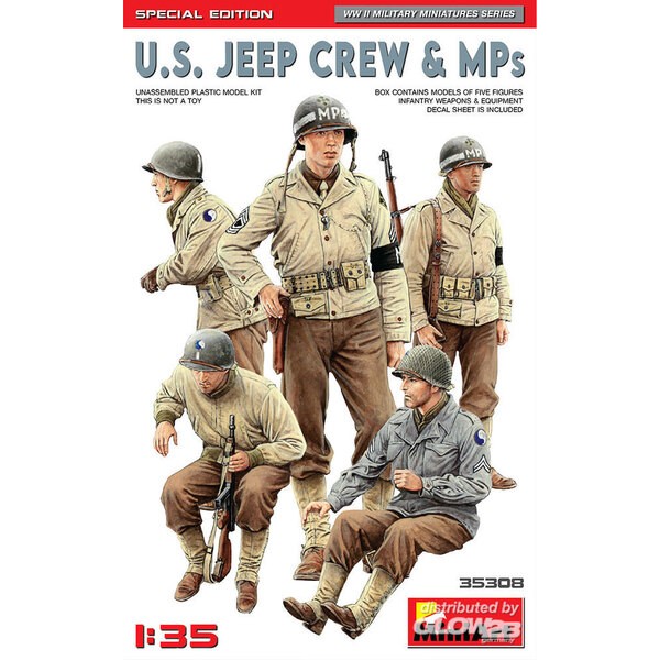 US Jeep Crew & MPs. Special edition Figures
