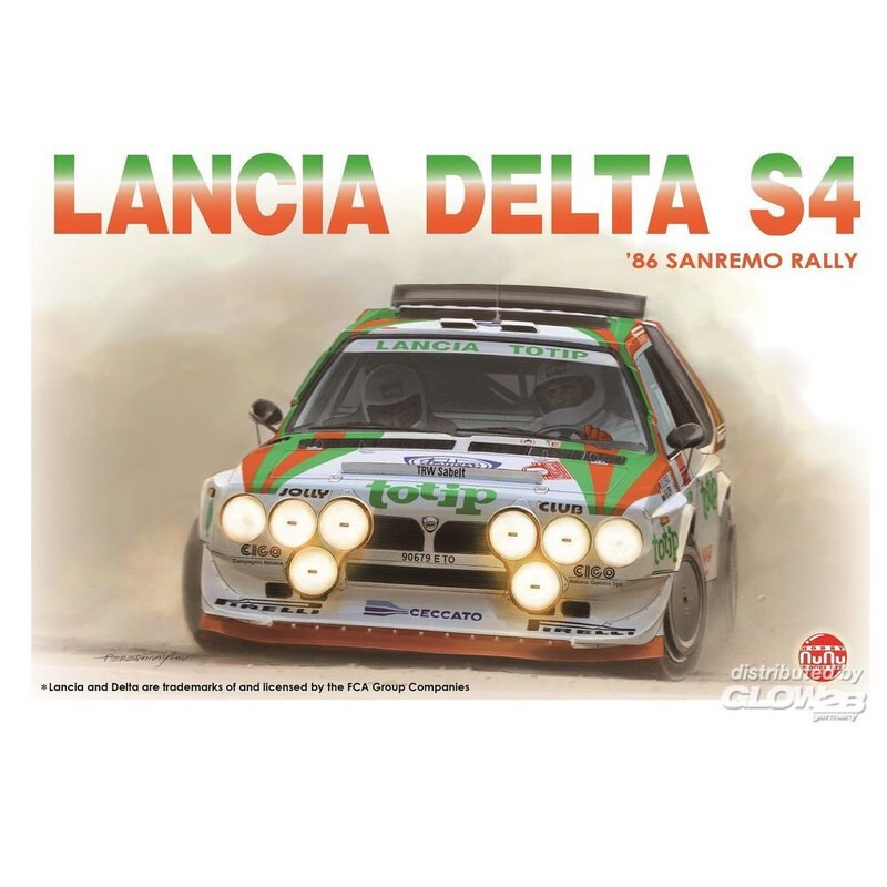 Lancia Delta S4 Sanremo Rally 86 Model kit