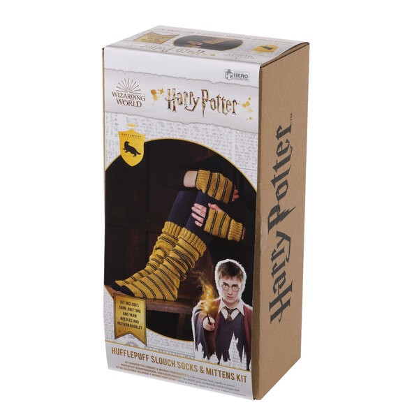 Harry Potter: Hufflepuff Slouch Socks and Mittens Knit Kit 