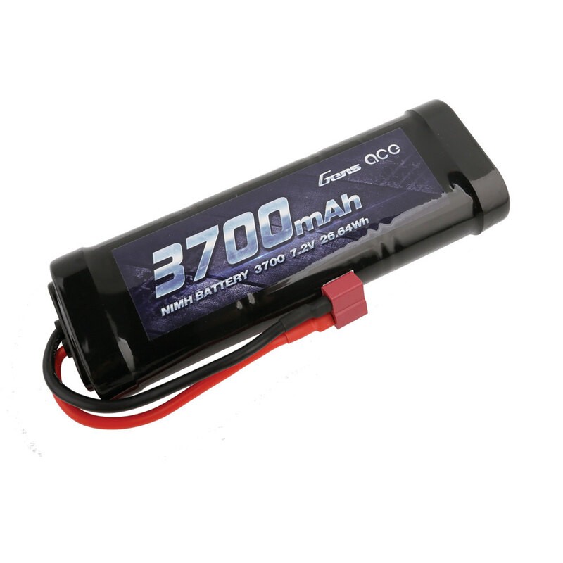 GE2-3700-1D Gens ace Battery NiMh 7.2V-3700Mah (Deans) 135x48x25mm 365g