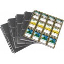 GG: 10 Pages 24 Pocket Sideloading Black Card Binders and Sheets