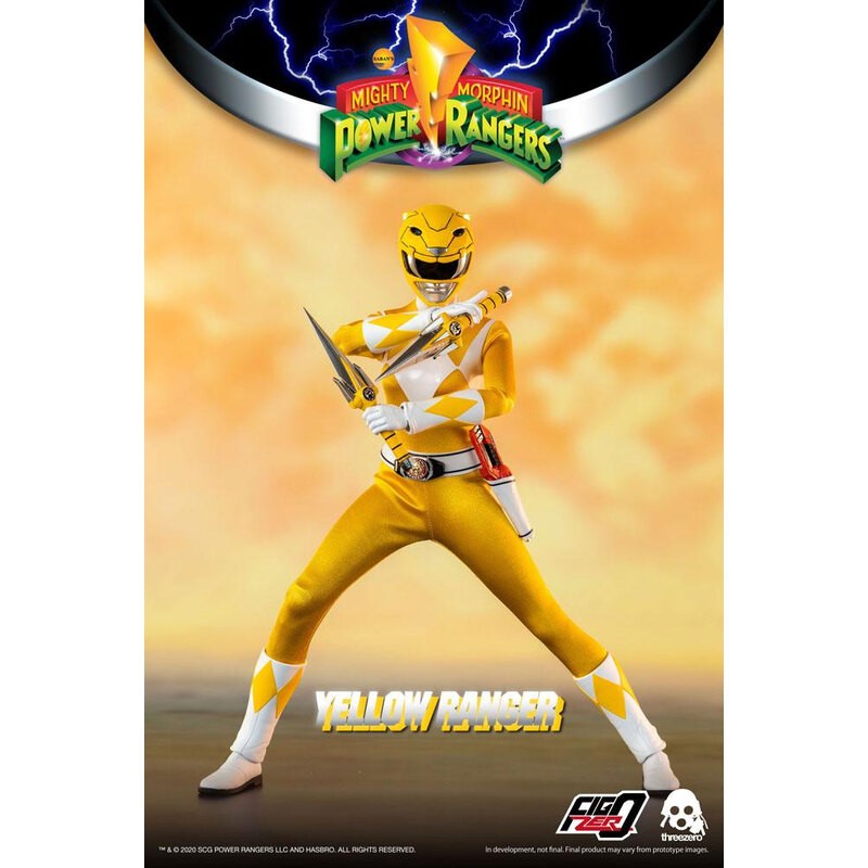 Mighty Morphin Power Rangers figurine FigZero 1/6 Yellow Ranger 30 cm Action Figure