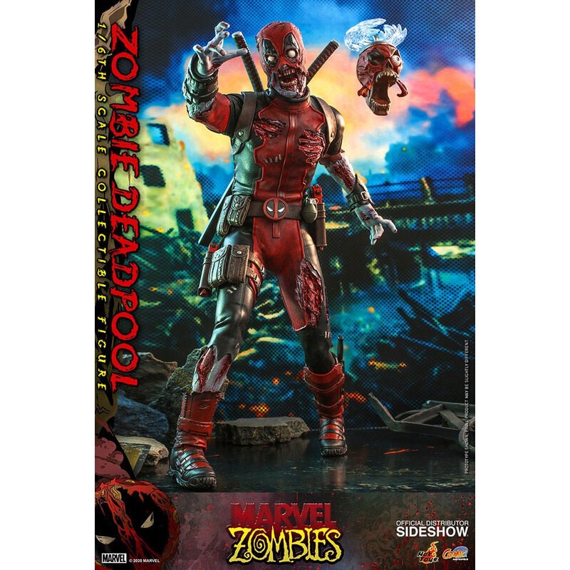 Marvel Zombies Comic Masterpiece figurine 1/6 Zombie Deadpool 31 cm Hot Toys