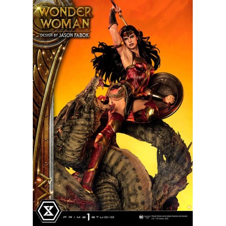 Wonder Woman statuette 1/3 Wonder Woman vs. Hydra 81 cm 