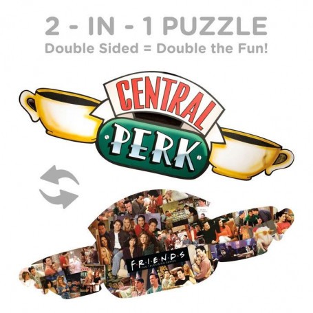 Friends puzzle Shaped Central Perk (600 pièces) 