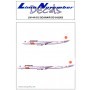 Decals Douglas DC-8-62/63 SCANAIR Old and New schemes. One scheme needs LN44504 to complete Decals for civil aircraft