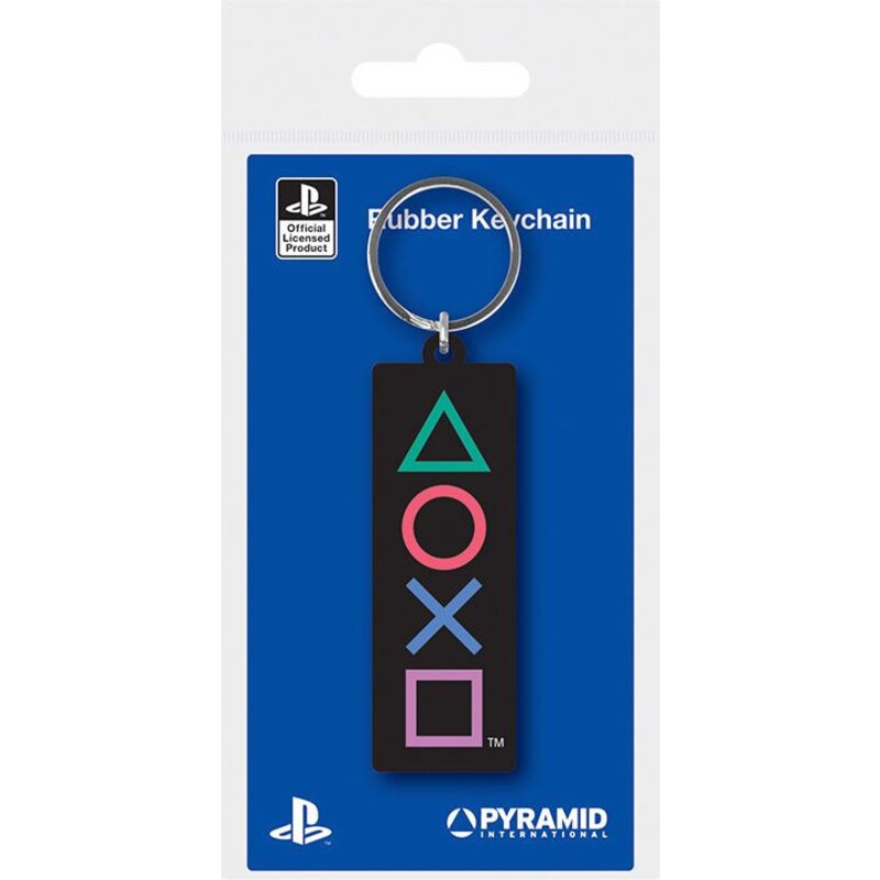 Sony PlayStation assortment 6 cm Shapes rubber keychain (10) 