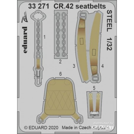 CR.42 seatbelts STEEL for ICM 