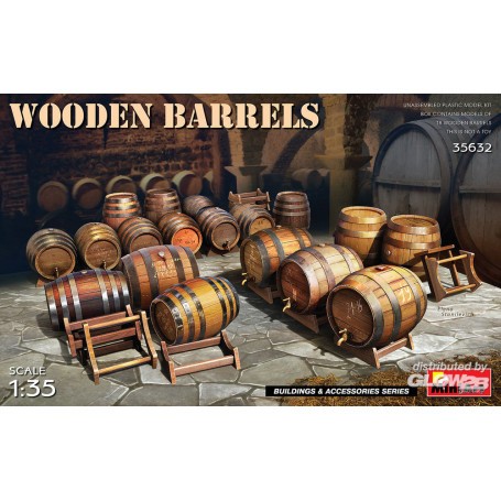 Wooden Barrels Figures