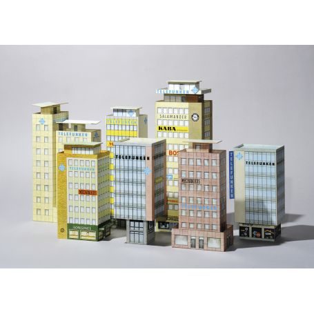 Skyscrapers Cardboard modelkit