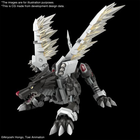 Digimon: Figure-Rise Standard - Amplified Metalgarurumon Black Model Kit Gunpla