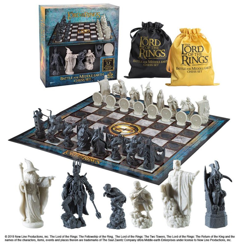 NOB2174 Lord of the Rings Chess game Battle for Middle Earth