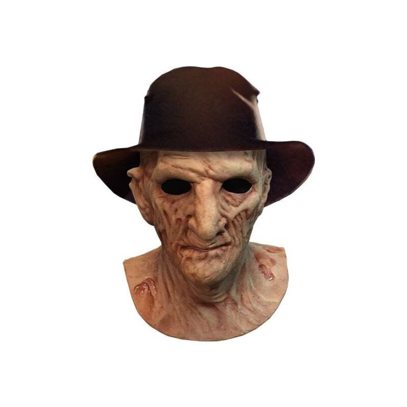 Revenge of Freddymasque Latex Deluxe with Hat Freddy Krueger Costumes and Fun items