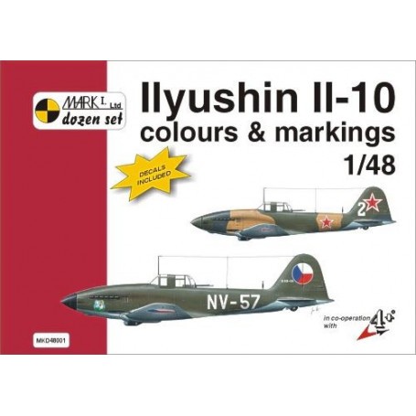 Ilyushin Il-10 Colour and markings and decals 1/48 
